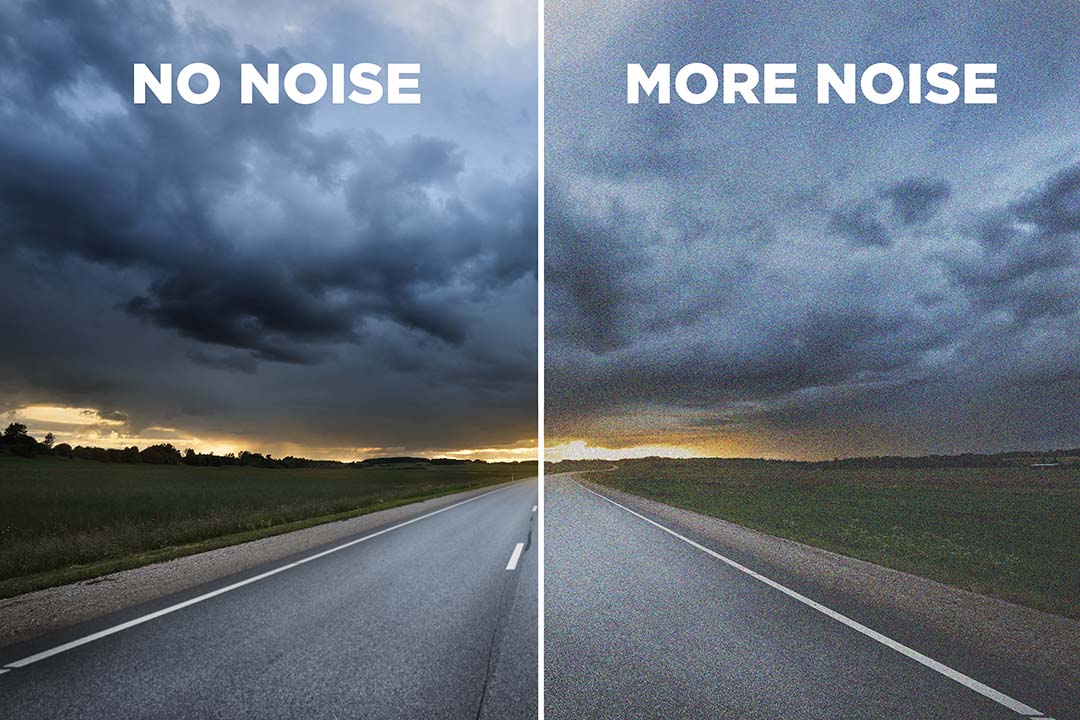 ISO noise comparison
