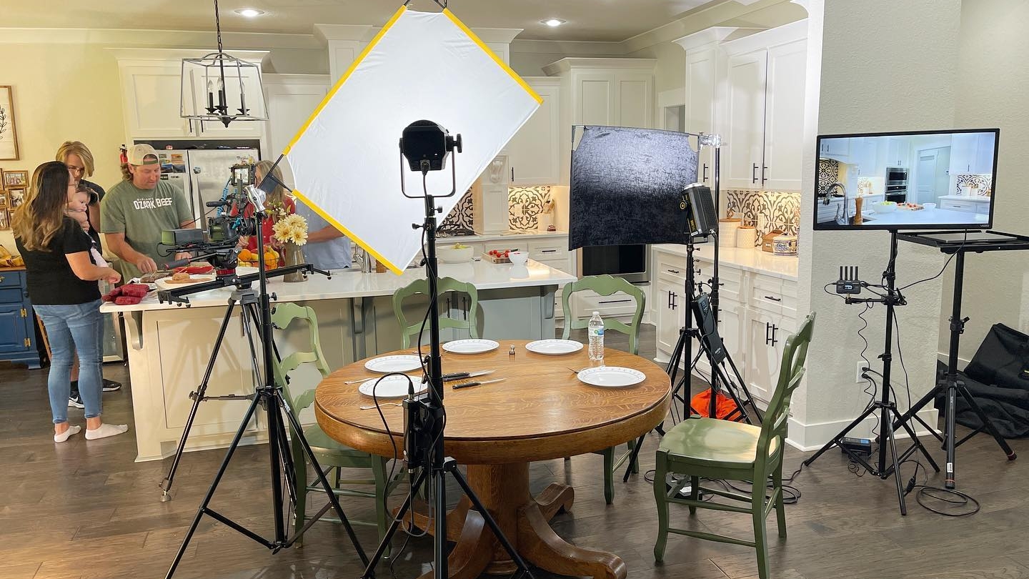 Behind the scenes of commercial video production
