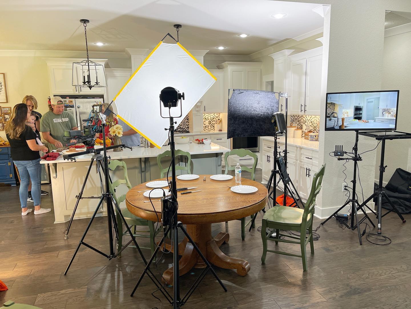 Behind the scenes of commercial video production