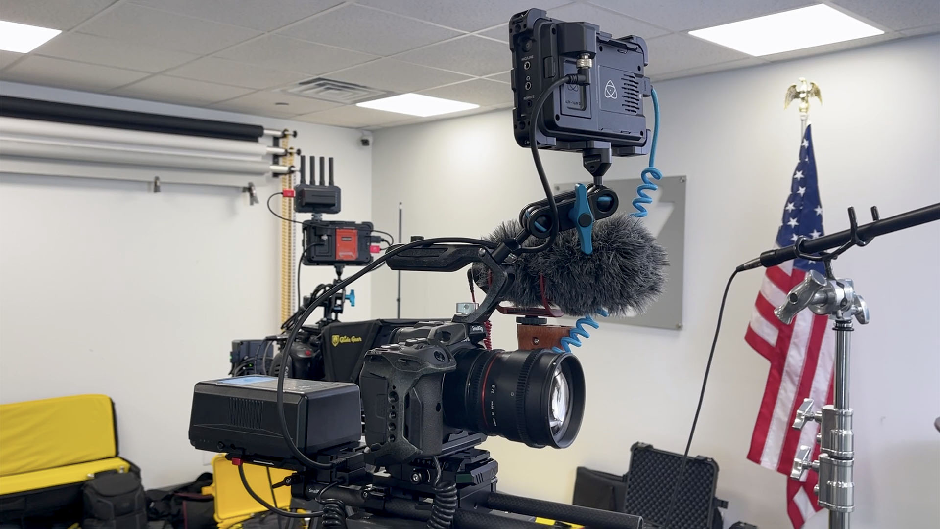 green screen camera set up B cam
