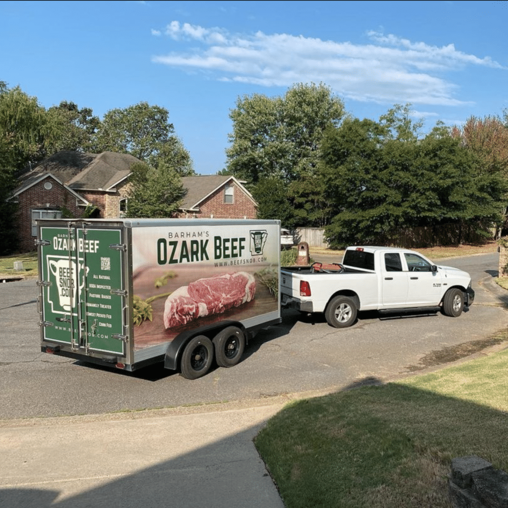 Barham's Ozark Beef Photography and Trailer Design