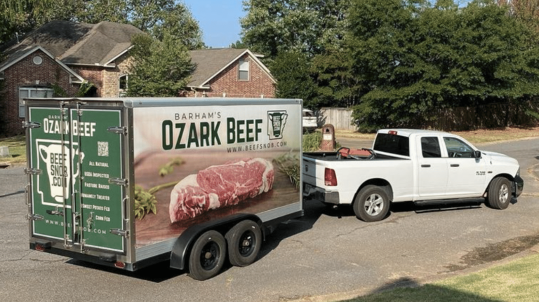 Barham's Ozark Beef Photography and Trailer Design