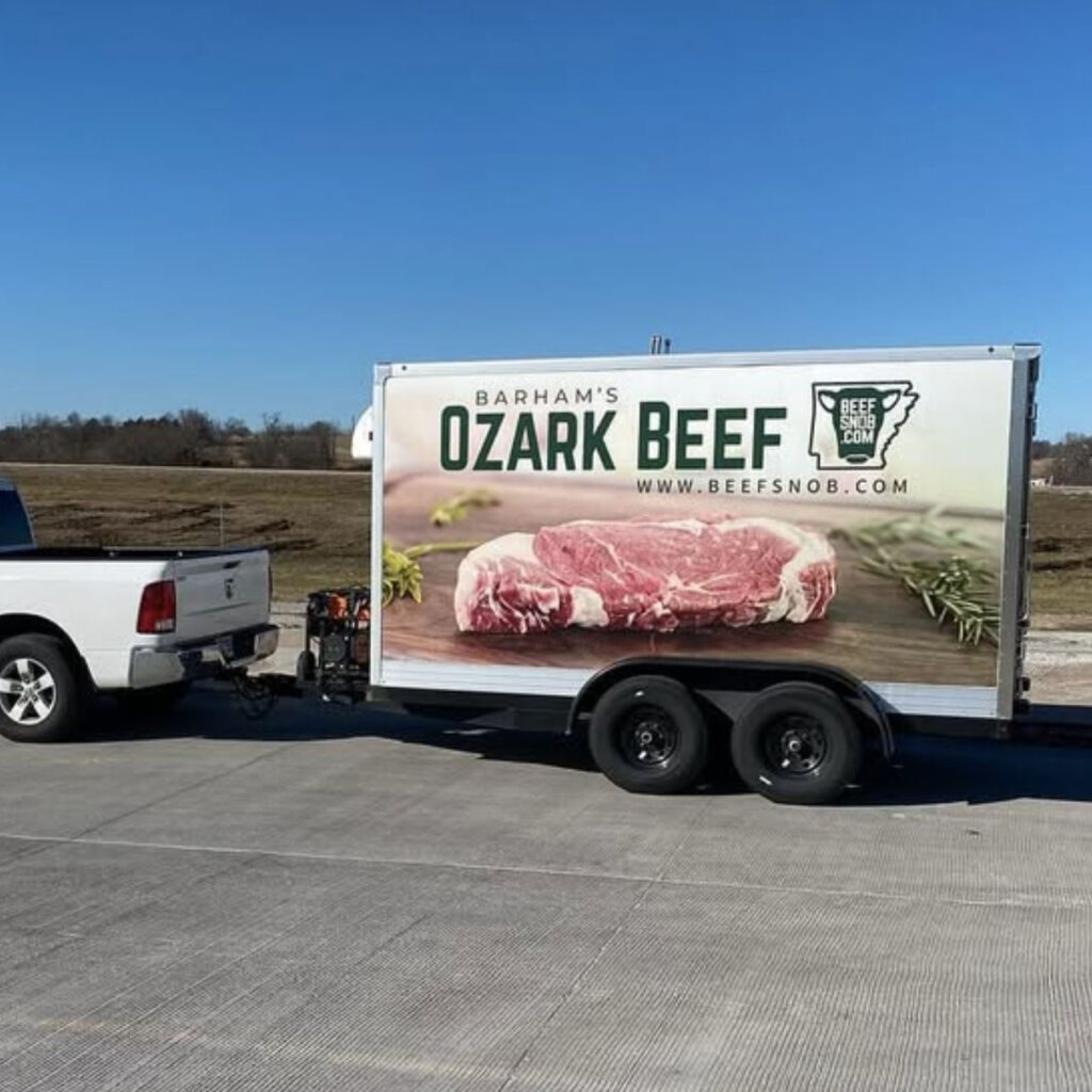 Barhams Ozark Beef Trailer Wrap